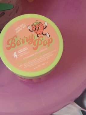 Strawberry popping lotion